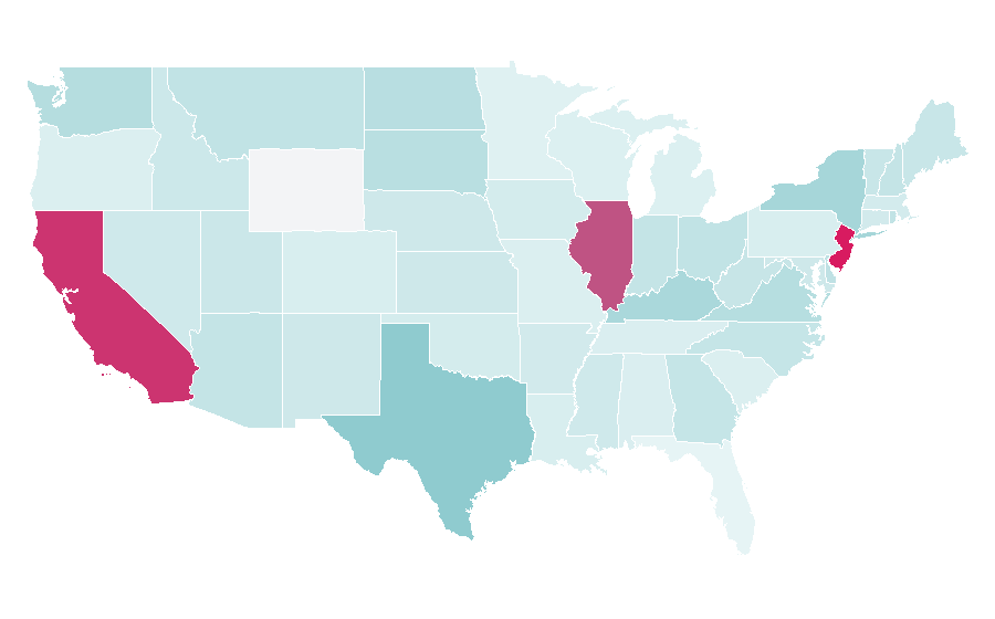 Affinity by region — Indian fast food, United States