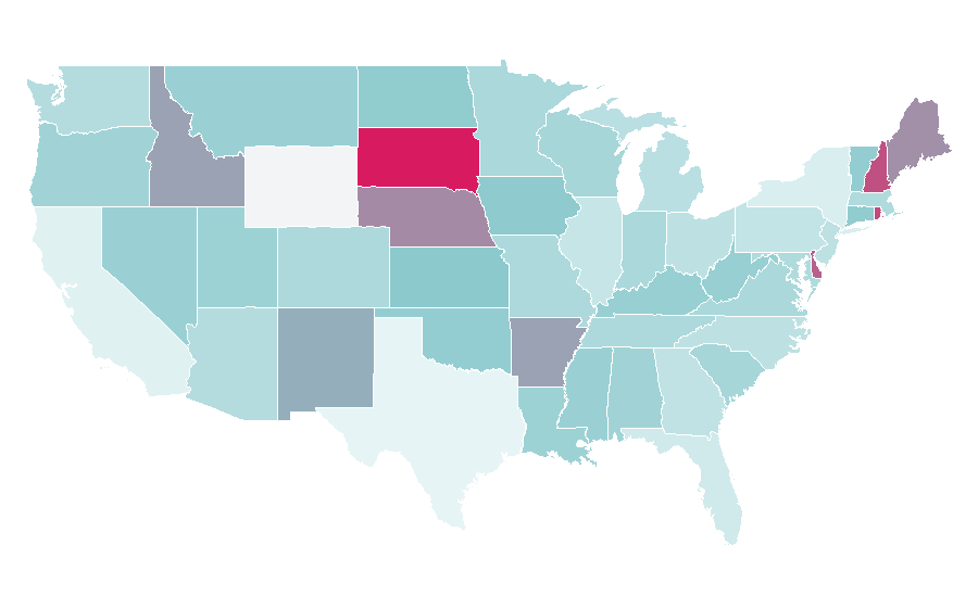 Affinity by region — Indian Institute of Technology Madras, United States