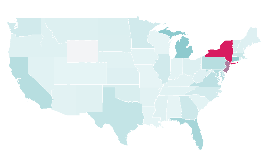 Affinity by region — Indian Wedding Saree, United States