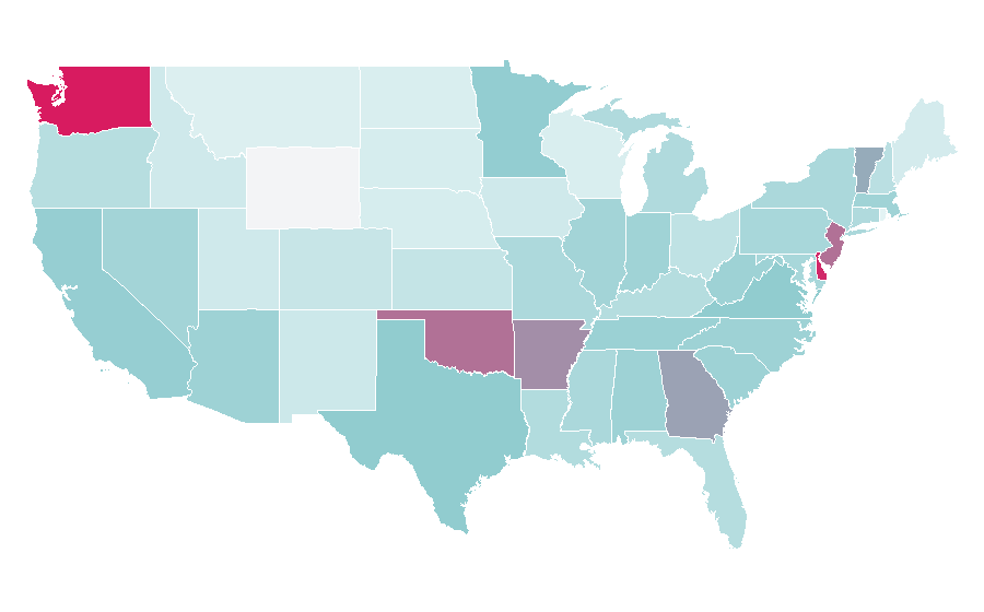 Affinity by region — Indigo (actress), United States