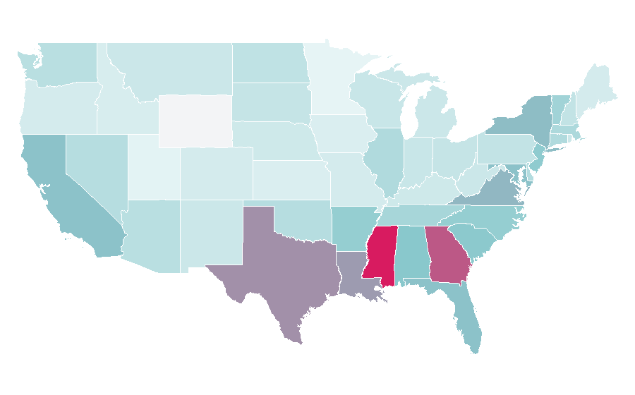 Affinity by region — Individual retirement account, United States