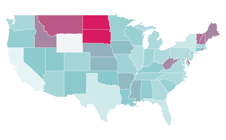 Affinity by region — Indo pop, United States
