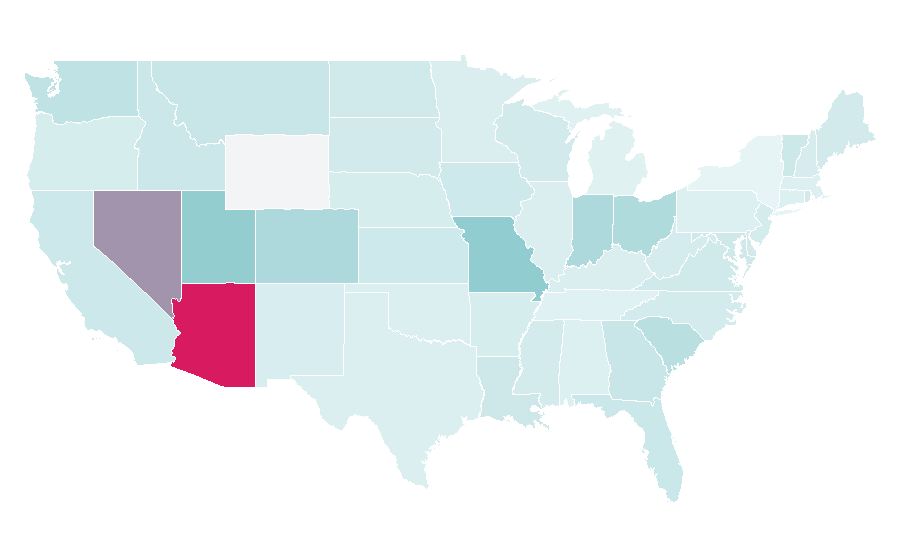 Affinity by region — Indoor air quality, United States