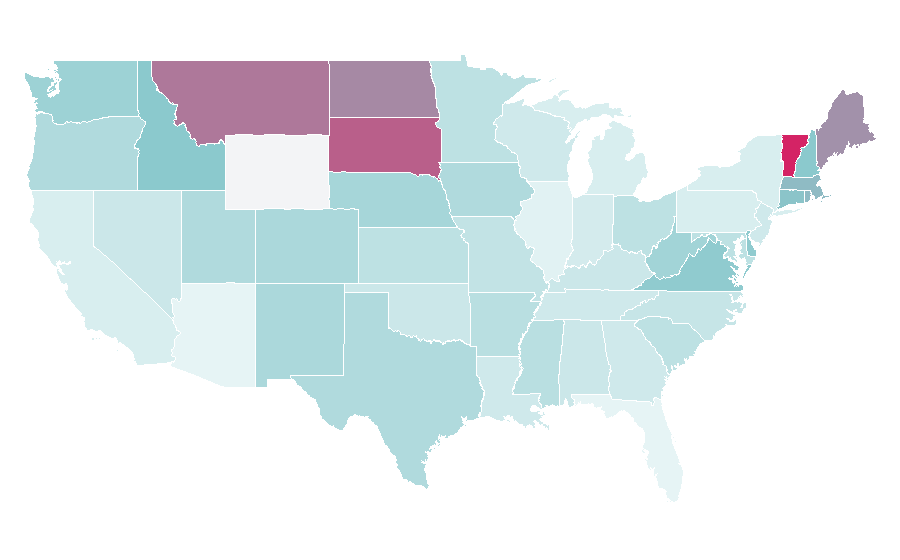 Affinity by region — Indoor rower, United States