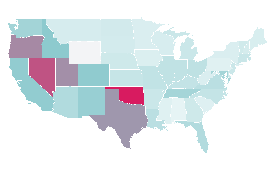 Affinity by region — Indoor soccer, United States