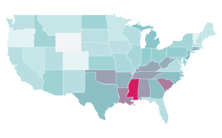 Affinity by region — Infant formula, United States