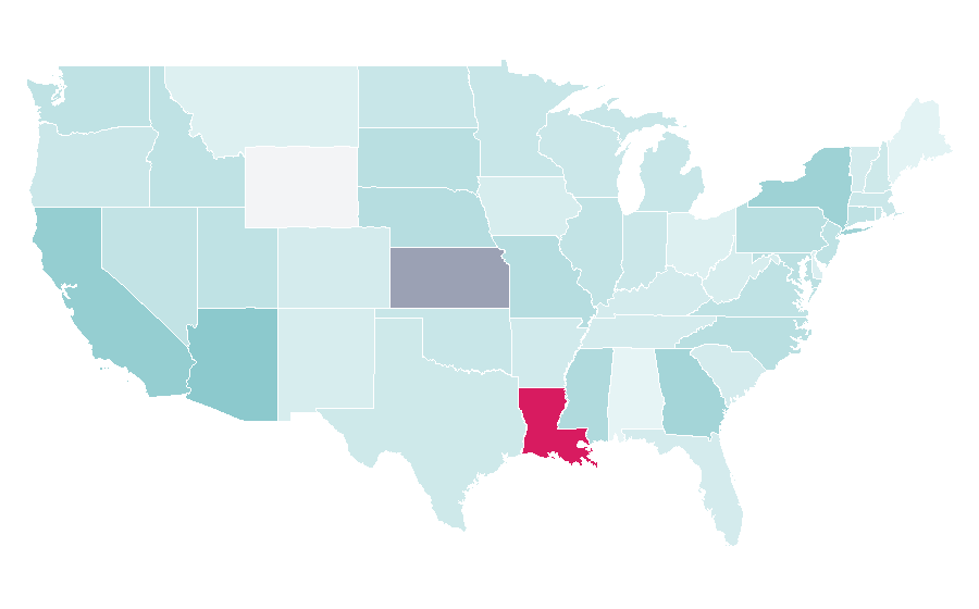 Affinity by region — Infomercial, United States
