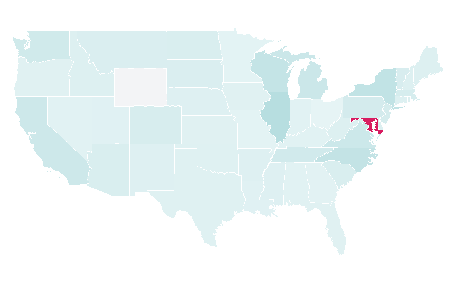 Affinity by region — Information science, United States