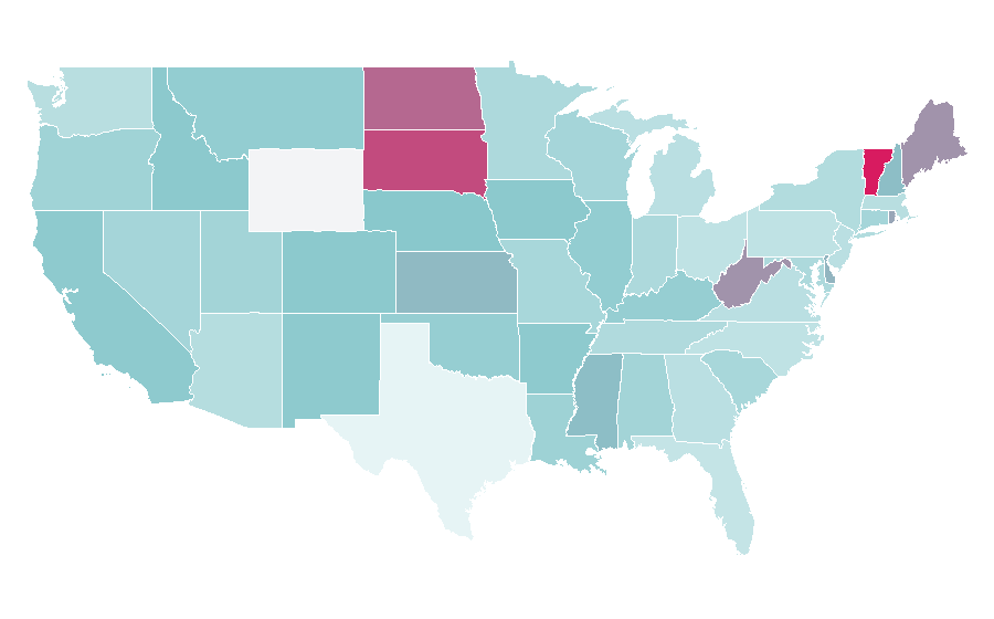 Affinity by region — Information technology consulting, United States