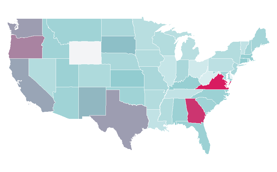 Affinity by region — Infrared, United States