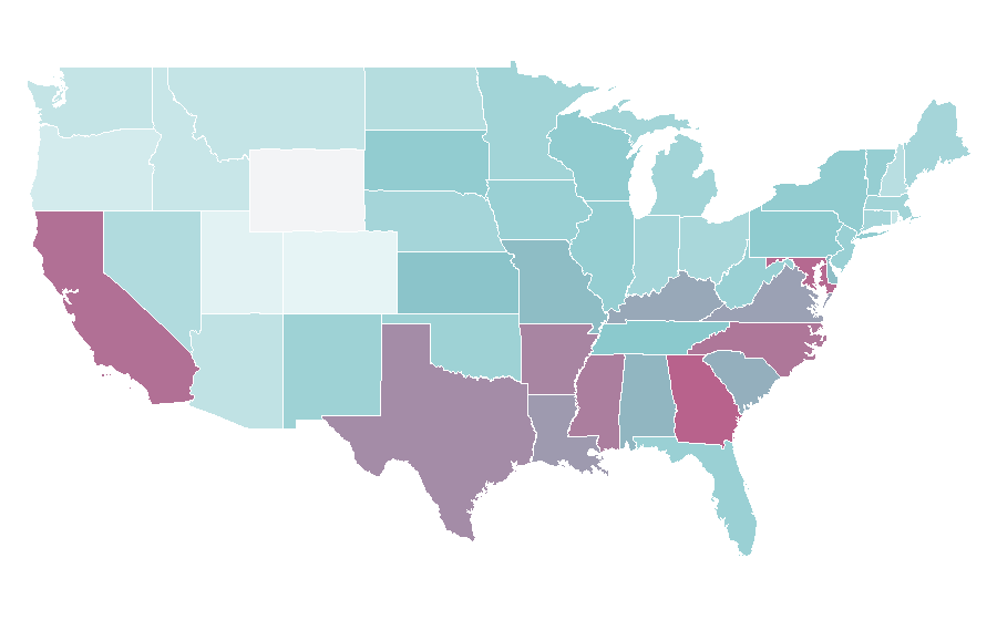 Affinity by region — Insect repellent, United States