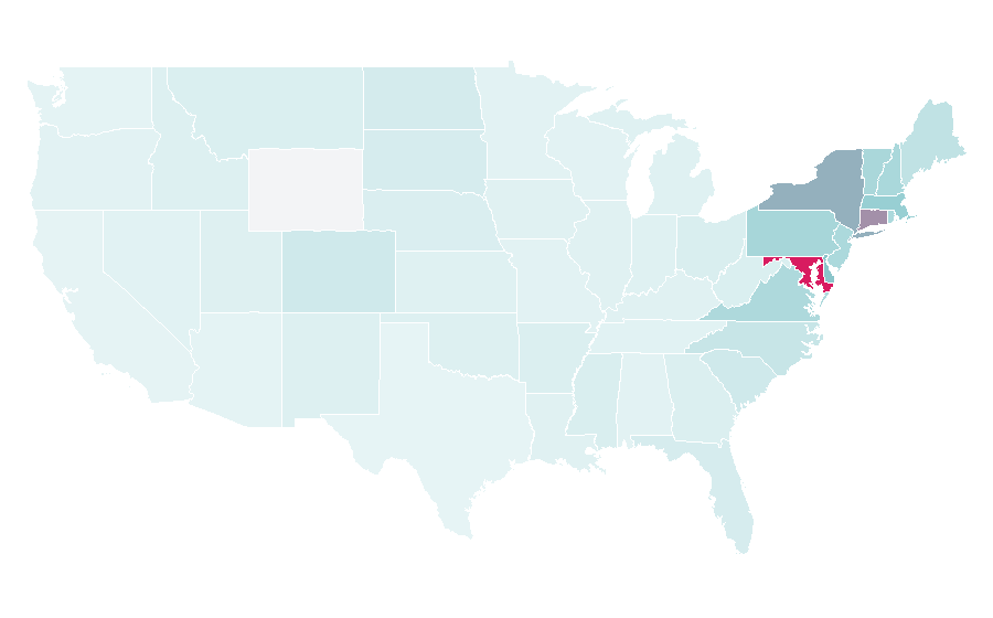 Affinity by region — Inside Lacrosse, United States