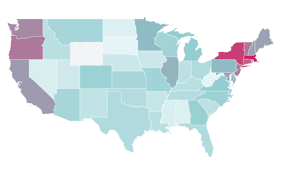 Affinity by region — Inside Man, United States