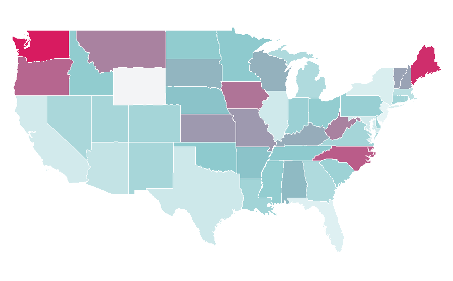 Affinity by region — Insulated glazing, United States