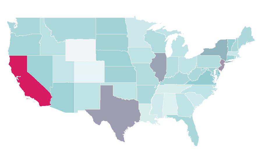 Affinity by region — International Friendship Day, United States