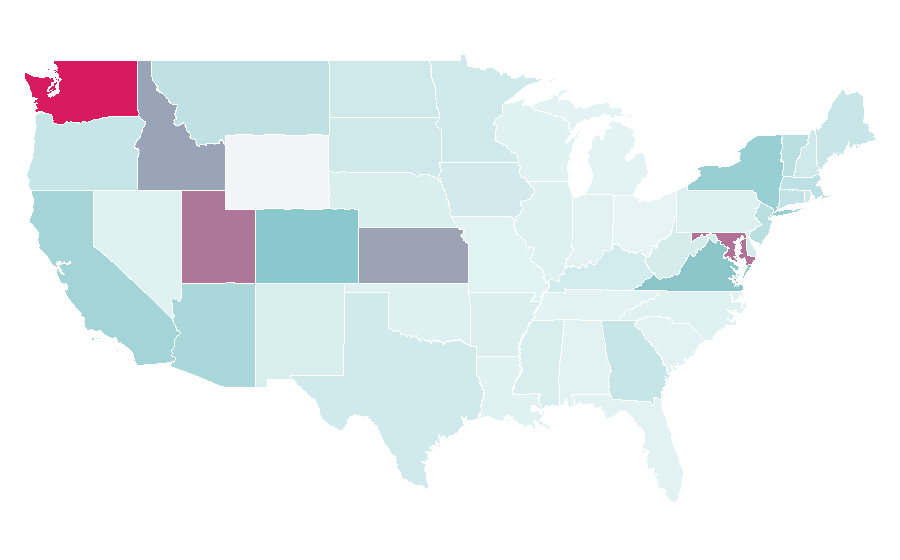 Affinity by region — International Rescue Committee, United States