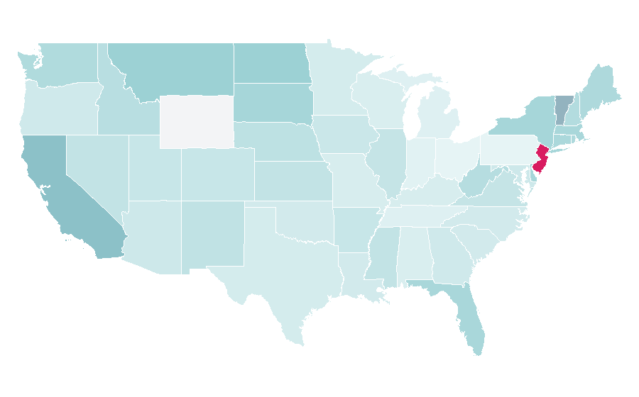 Affinity by region — International Yoga Day, United States
