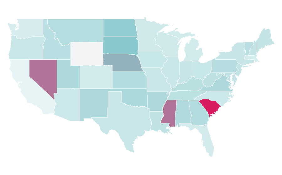 Affinity by region — Internet safety, United States