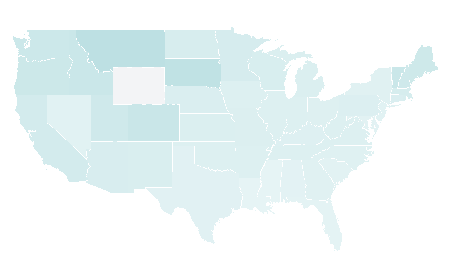 Affinity by region — Into the Wild (film), United States