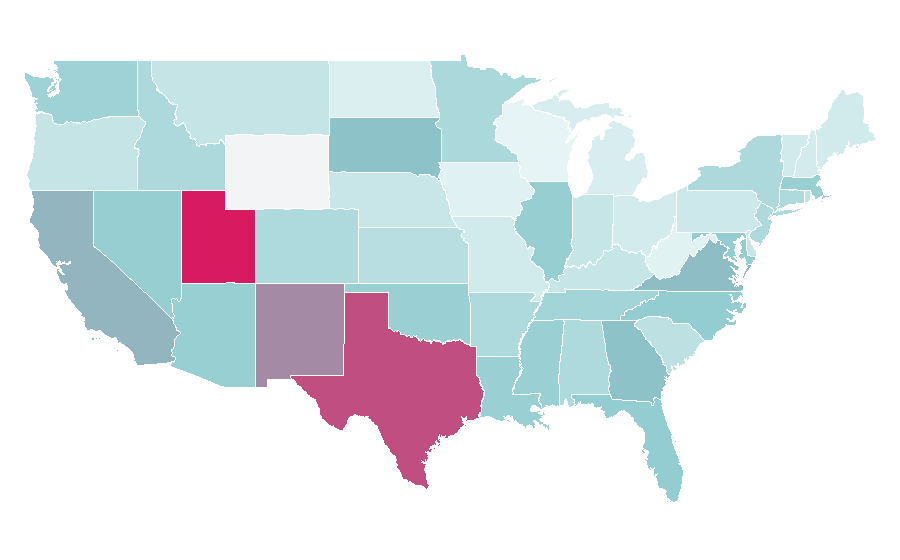 Affinity by region — Invictus (film), United States