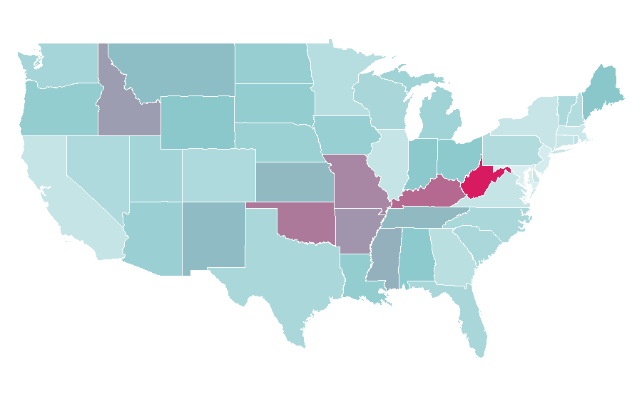 Affinity by region — ipsy, United States