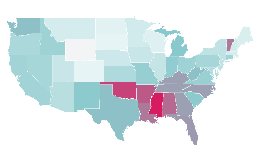 Affinity by region — IS (Infinite Stratos), United States