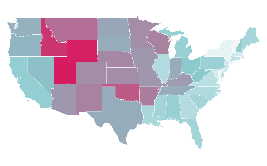 Affinity by region — Isabella Sermon, United States