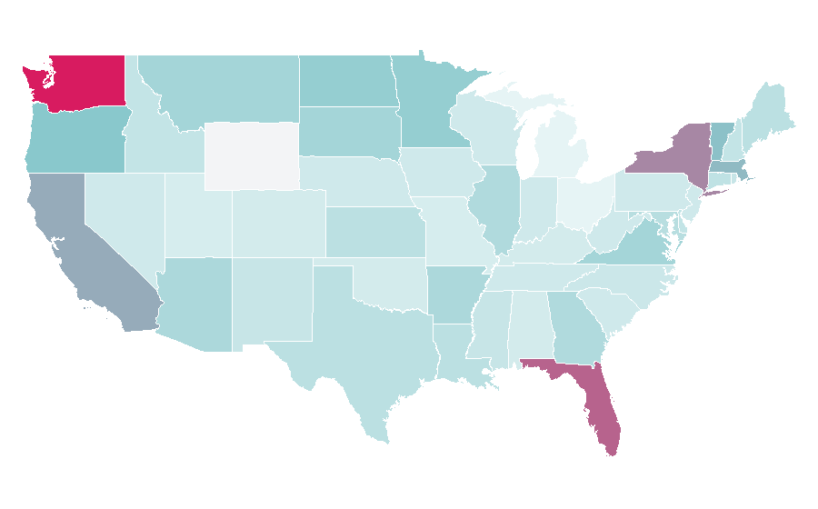 Affinity by region — Isan, United States