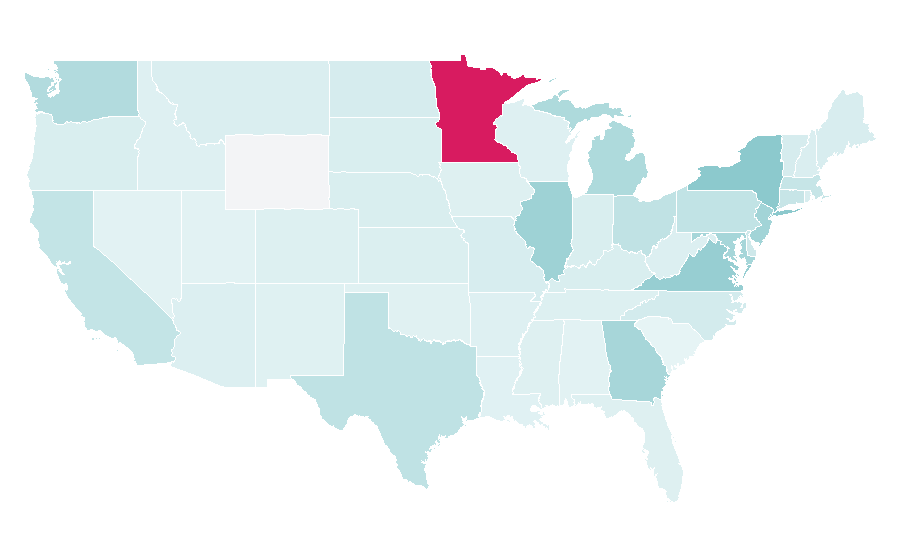 Affinity by region — Islamic calendar, United States