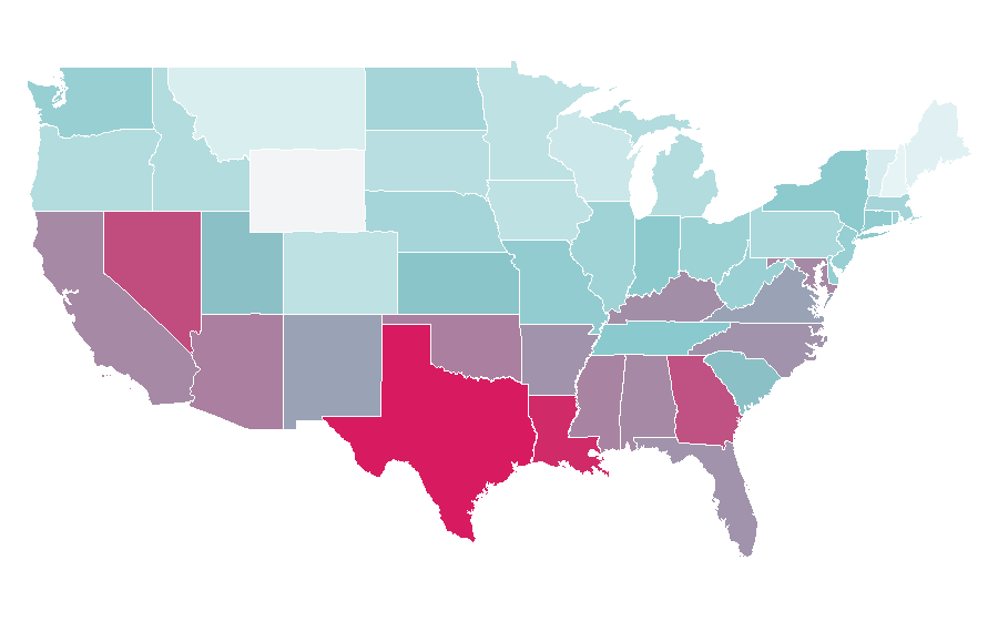 Affinity by region — Itachi Uchiha, United States