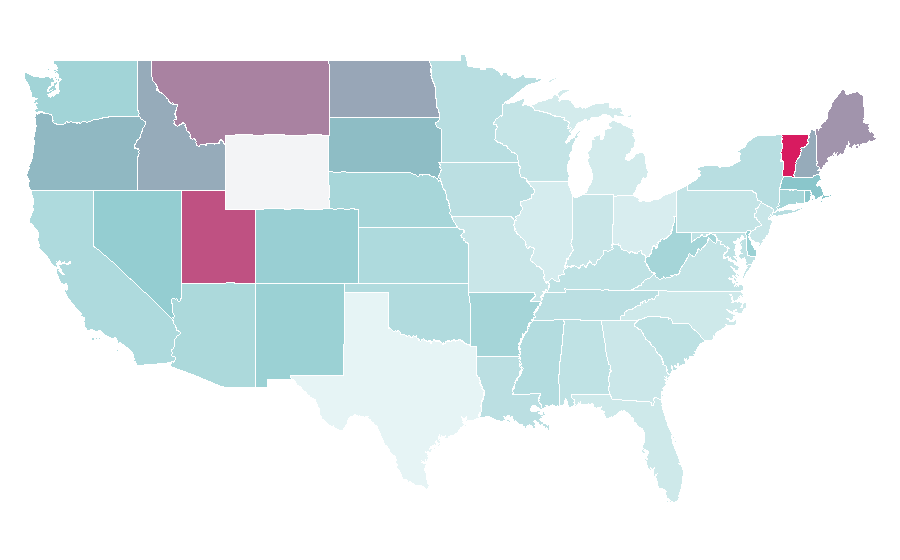 Affinity by region — ITunes Store, United States