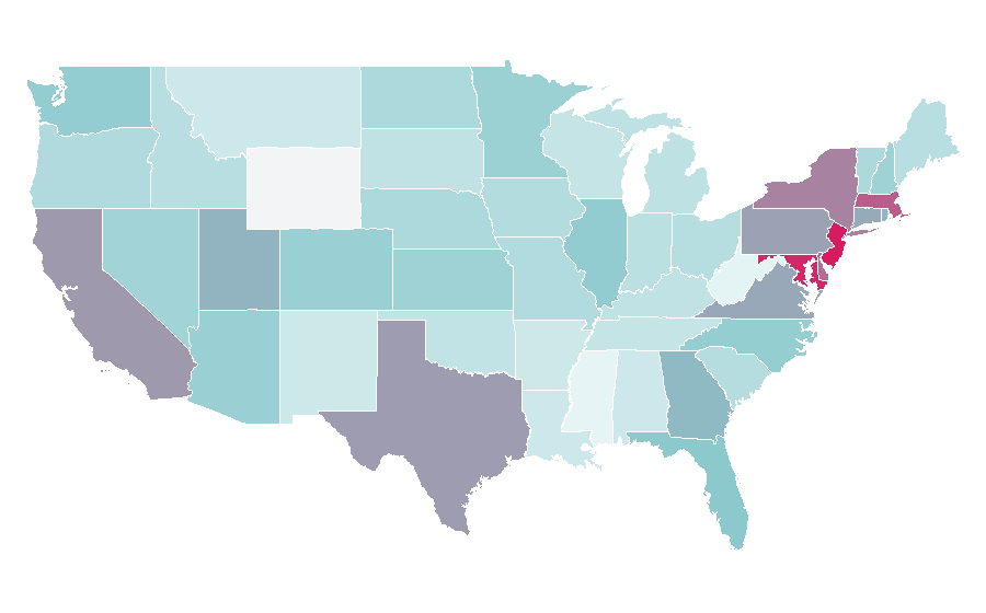 Affinity by region — Ivory Coast, United States