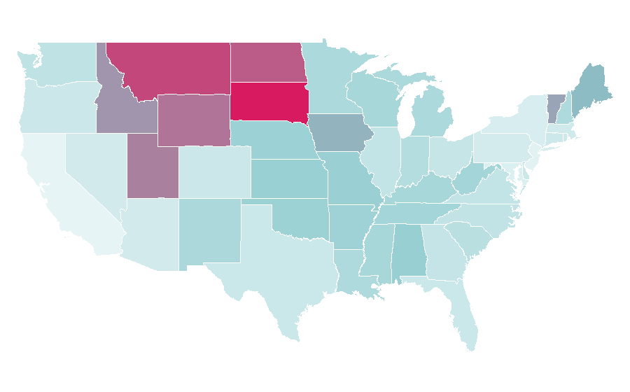 Affinity by region — J. D. Power, United States