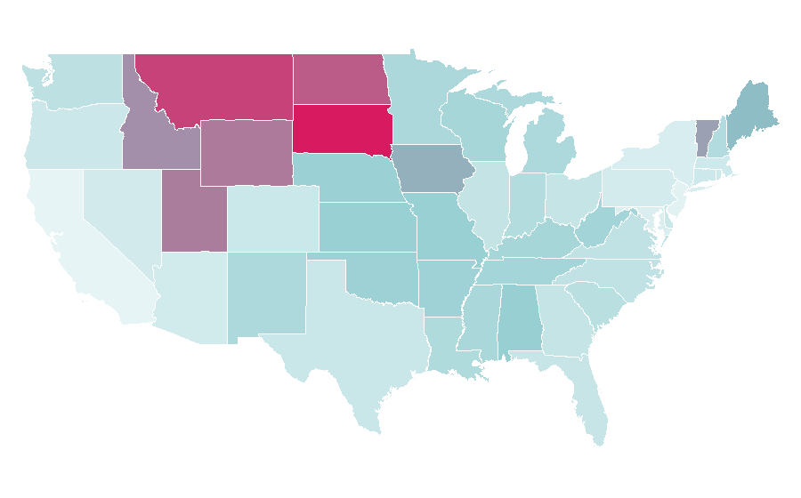 Affinity by region — J. D. Power and Associates, United States