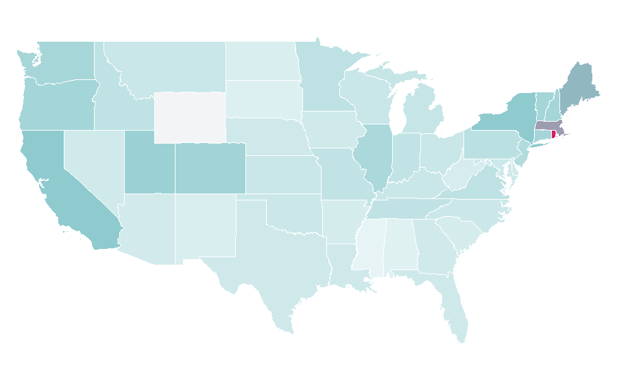 Affinity by region — J. J. Abrams, United States