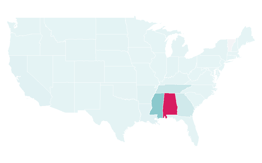 Affinity by region — Jack (1996 film), United States