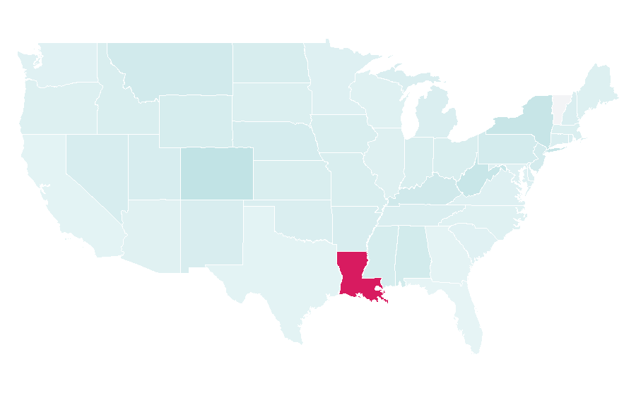 Affinity by region — Jack Dempsey, United States