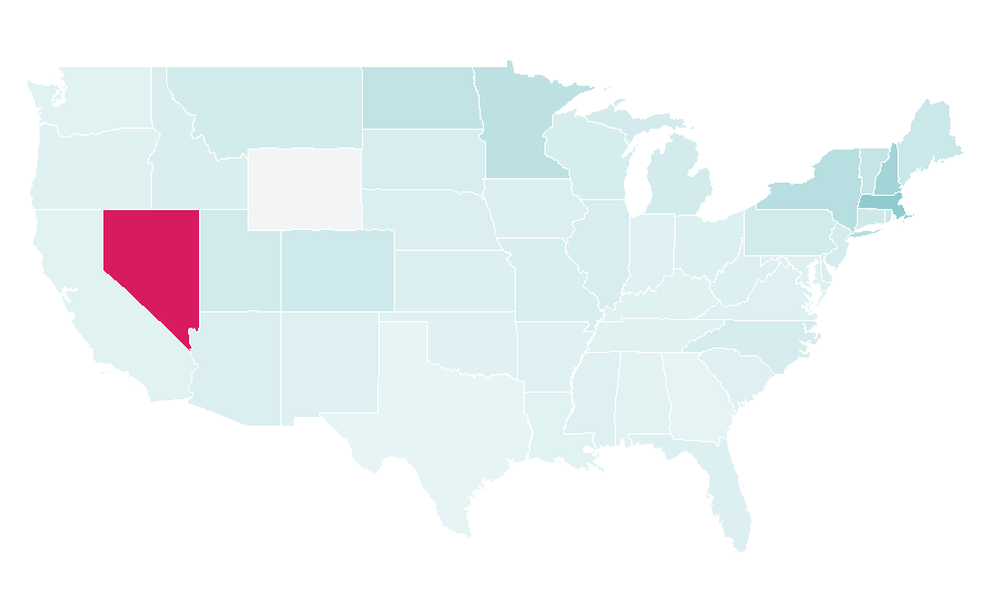 Affinity by region — Jack Eichel, United States
