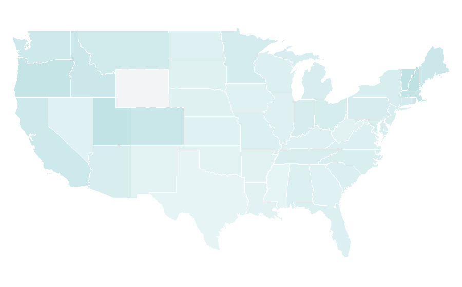 Affinity by region — jack johnson, United States