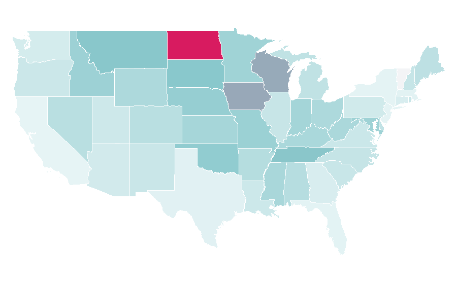 Affinity by region — Jackson Dean, United States