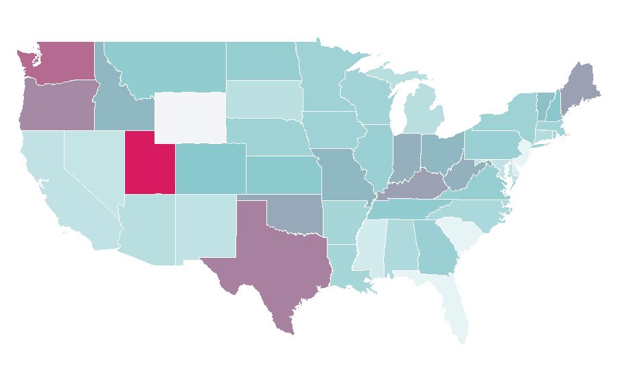 Affinity by region — Jacob's Ladder (film), United States