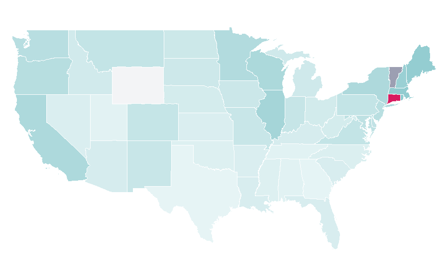 Affinity by region — Jacques Pépin, United States