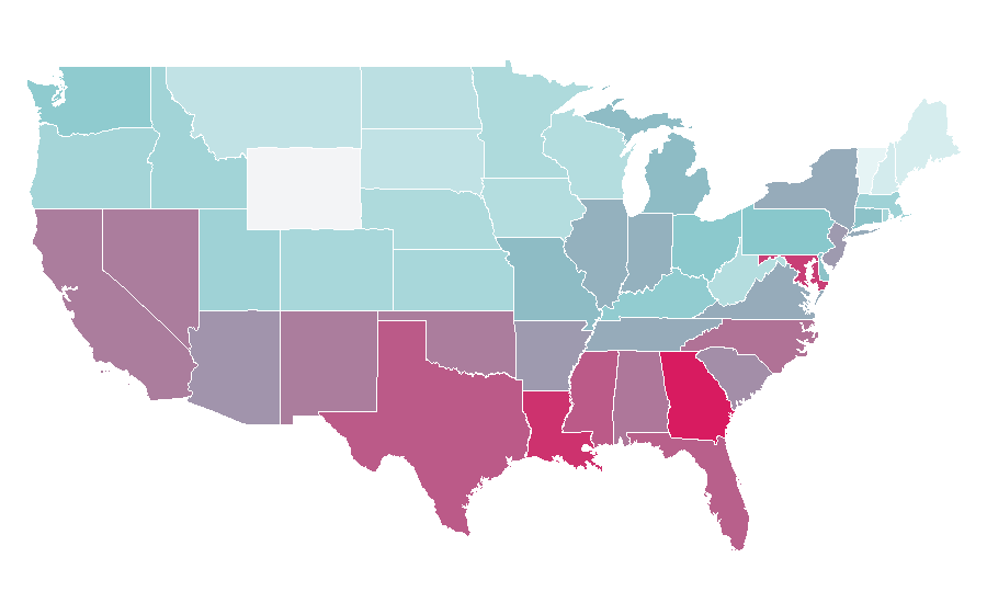 Affinity by region — Jaden Smith, United States
