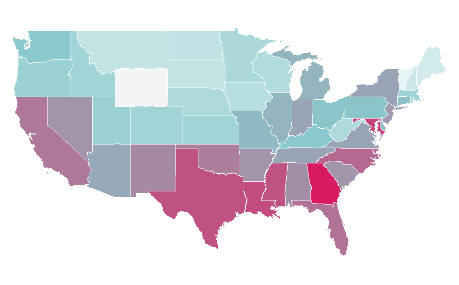 Affinity by region — Jaden Smith, United States