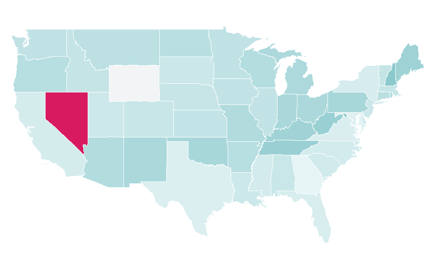Affinity by region — Jake E. Lee, United States