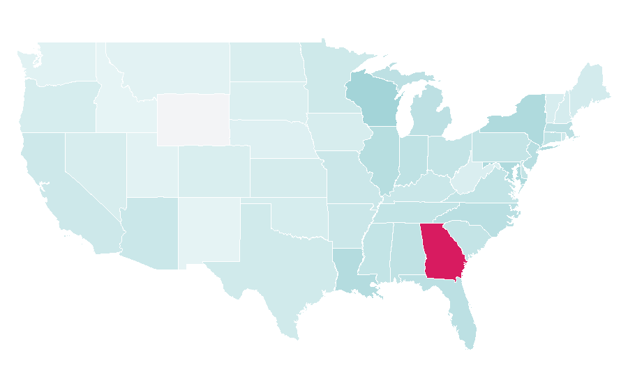 Affinity by region — Jalen Johnson, United States