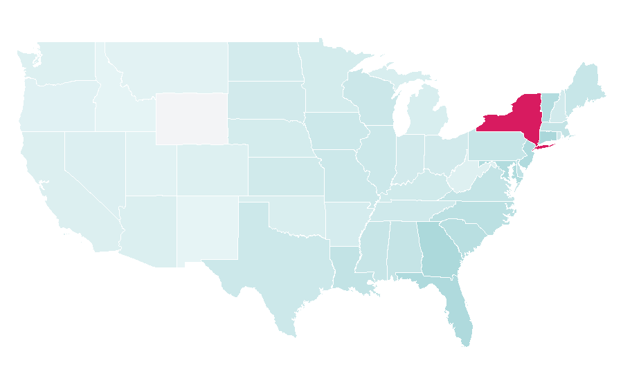 Affinité par région — Jamaica, États-Unis
