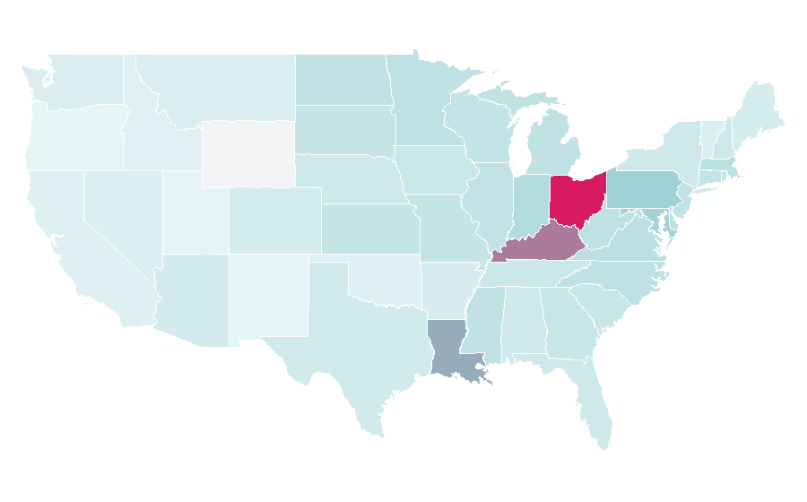 Affinity by region — Ja'Marr Chase, United States