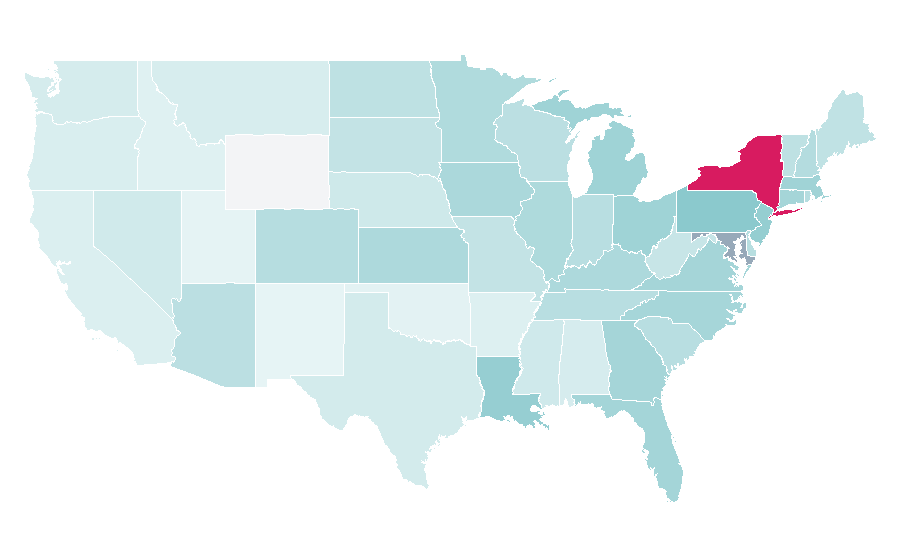 Affinity by region — James Cook, United States