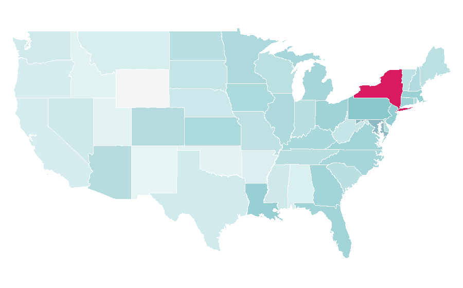 Affinity by region — James Cook, United States